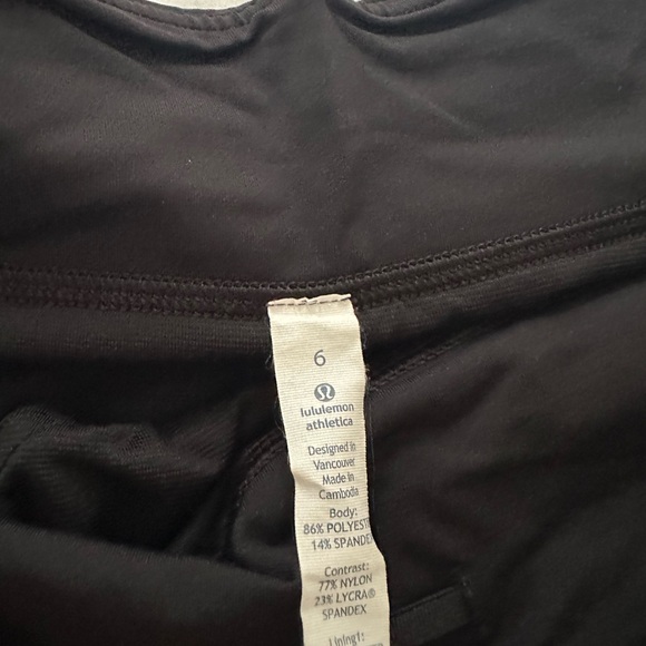Lululemon Run: Speed Short 6 Star Crushed Black Cherry Black - Picture 7 of 9
